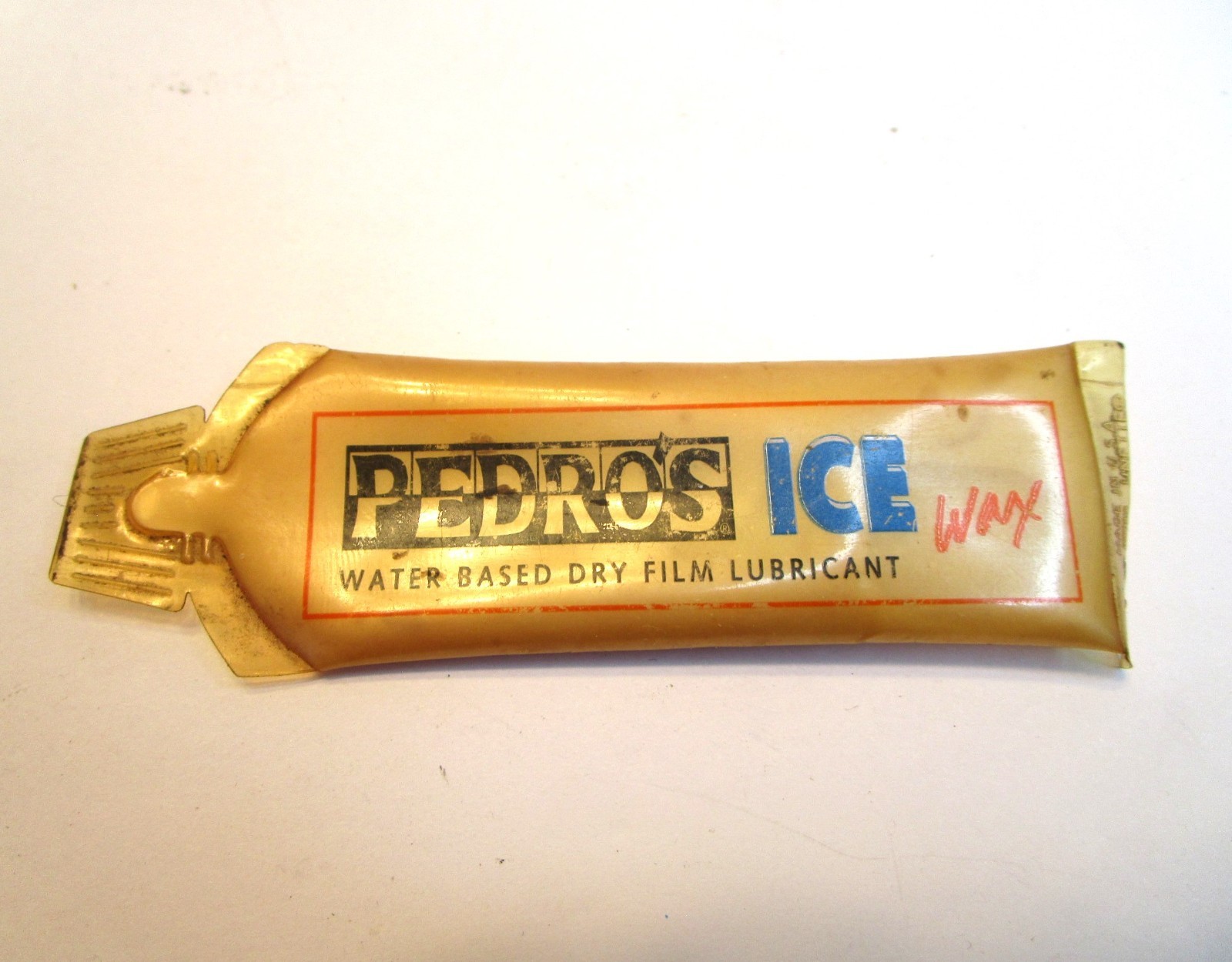 Vintage Pedro\'s ICE WAX Water Based Dry Film Lubricant SAMPLE bicycle chain