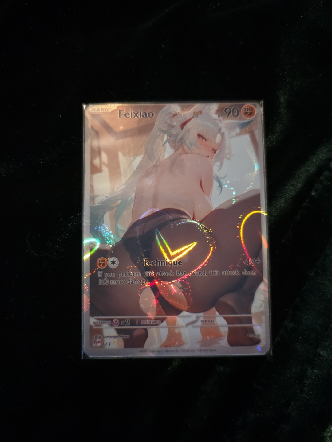 LoveAngelGames Custom Card  Feixiao Heart Foil Waifu card