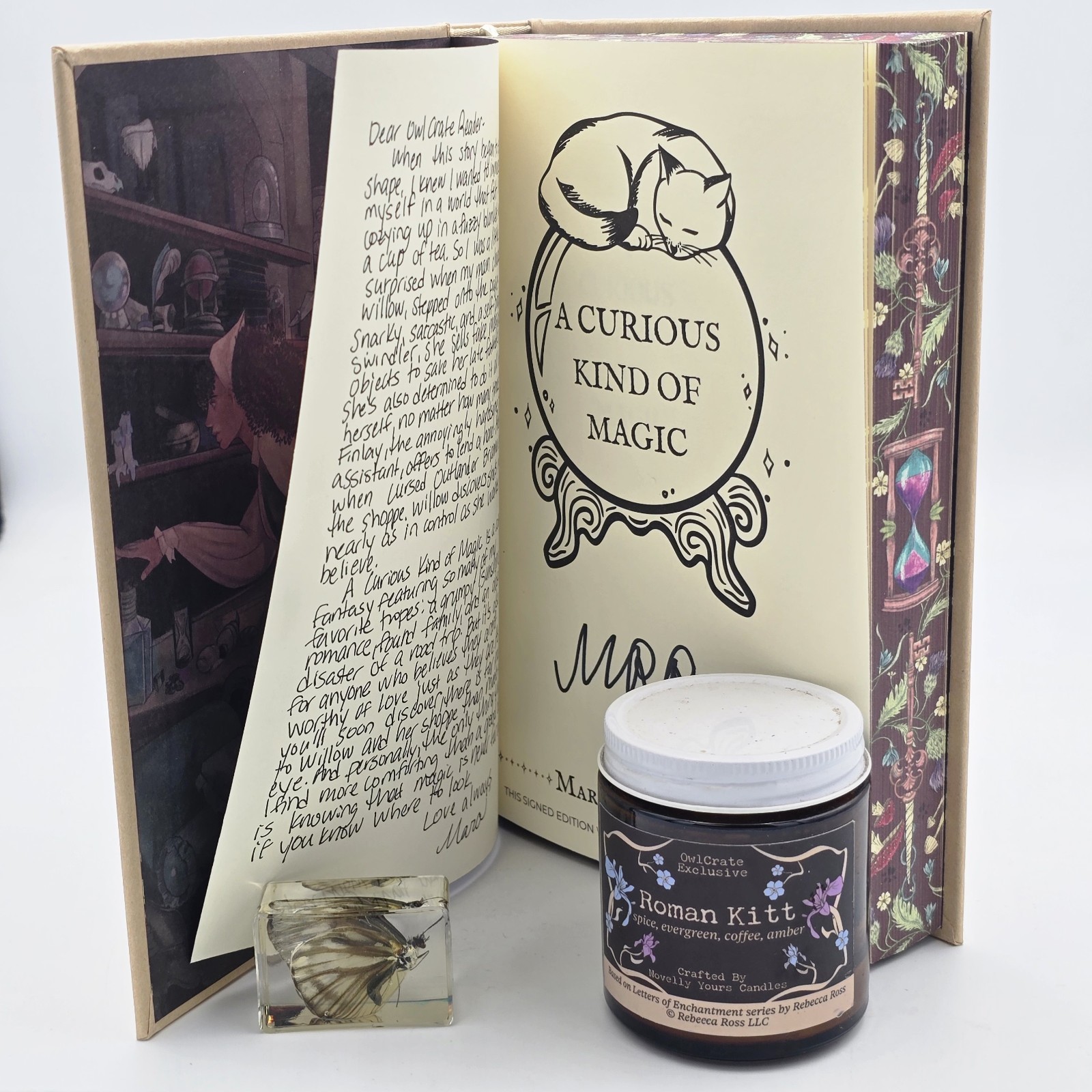 A Curious Kind of Magic | SIGNED 1ST ED OwlCrate | Mara Rutherford | 2025 