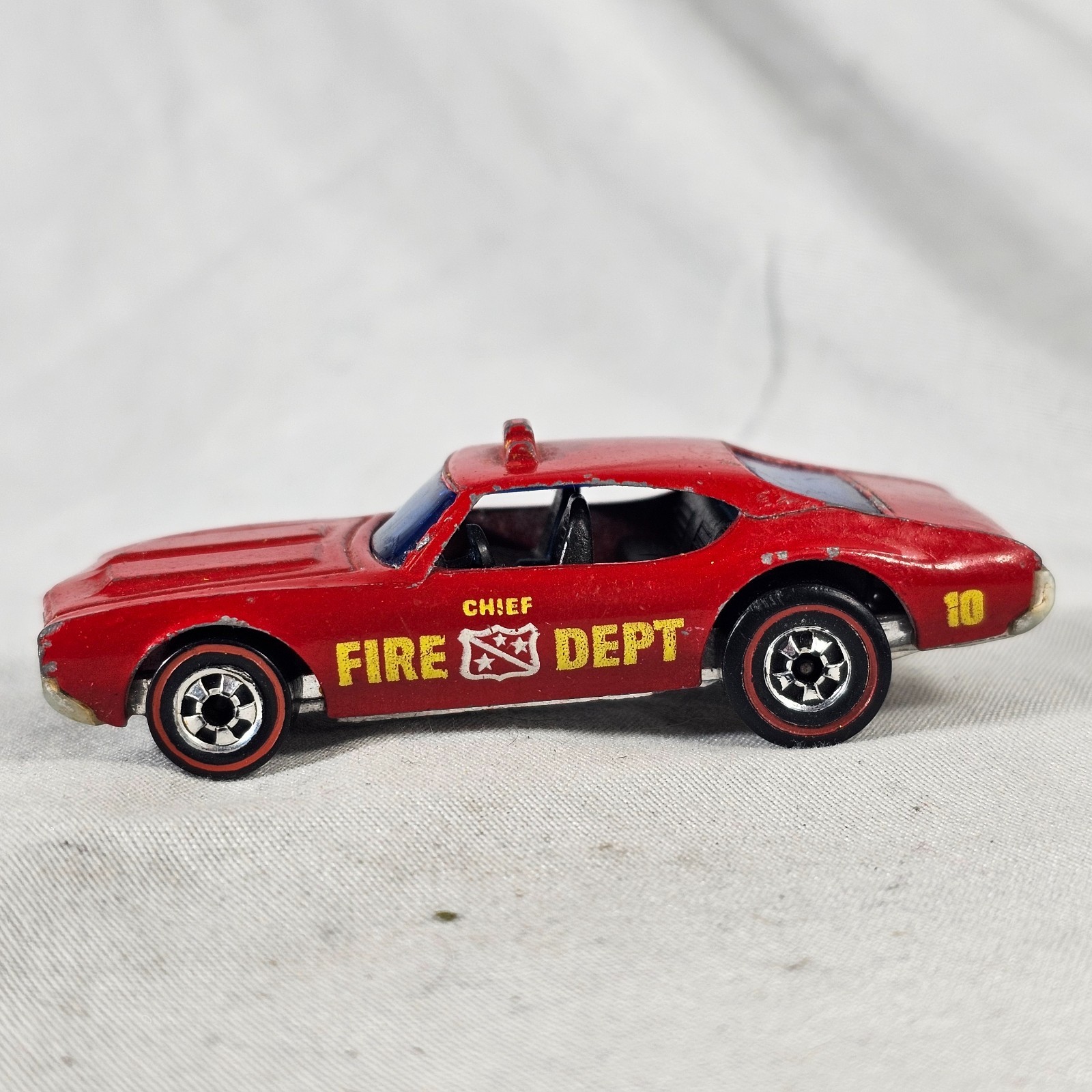 Vintage Hot Wheels Redline Olds 442 Fire Dept. Chief Oldsmobile 1969 Hong Kong