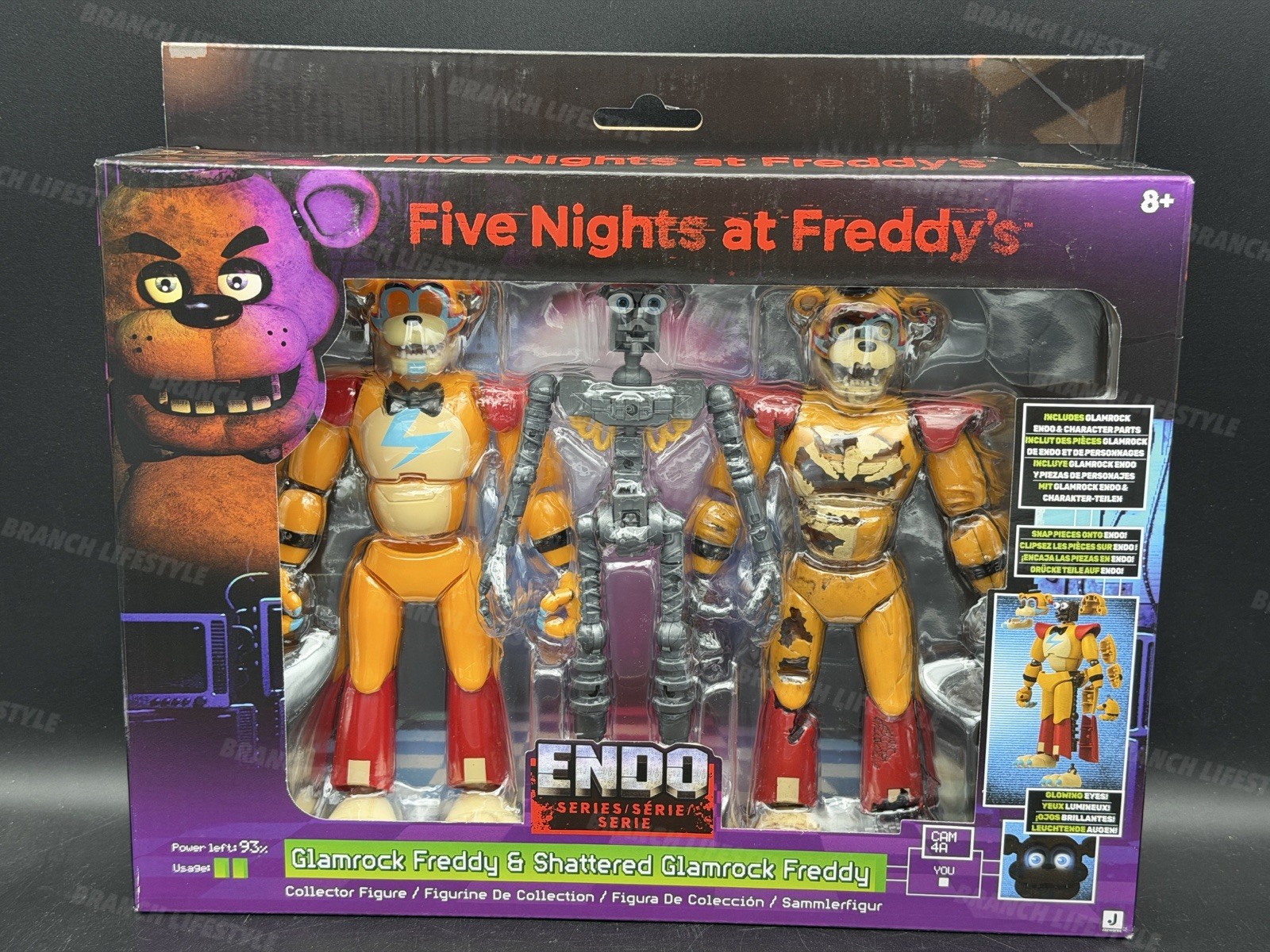 FNAF Five Nights at Freddy’s 6-Inch Endo Series Collector Figure Glamrock Freddy