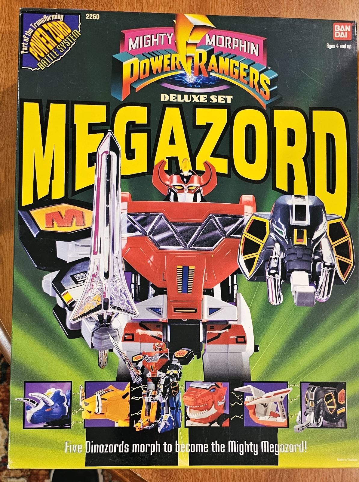 Mighty Morphin Power Rangers Megazord Deluxe Set 1993 Bandai Mighty Morphin Power Rangers Megazord Deluxe Set 1993 Bandai