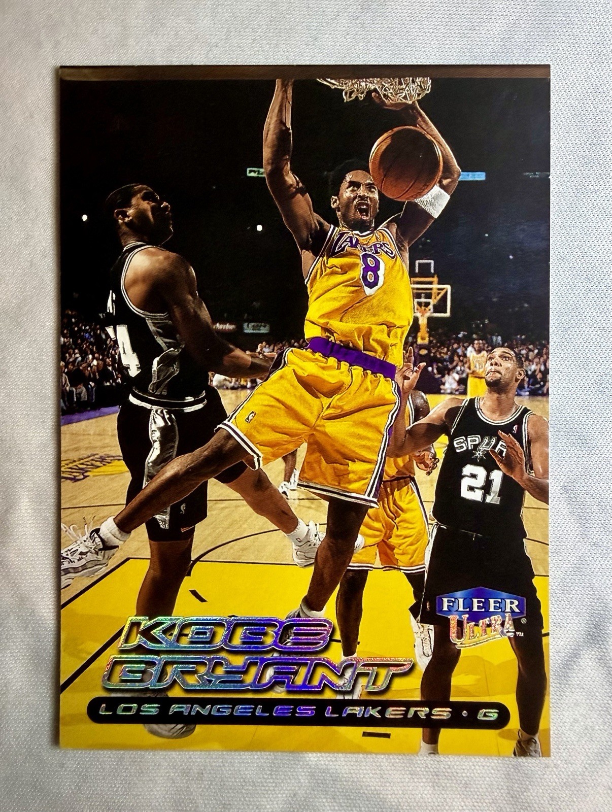 1998-99 Fleer Ultra Kobe Bryant #50 Los Angeles Lakers Vintage Base 1998-99 Fleer Ultra Kobe Bryant #50 Los Angeles Lakers Vintage Base
