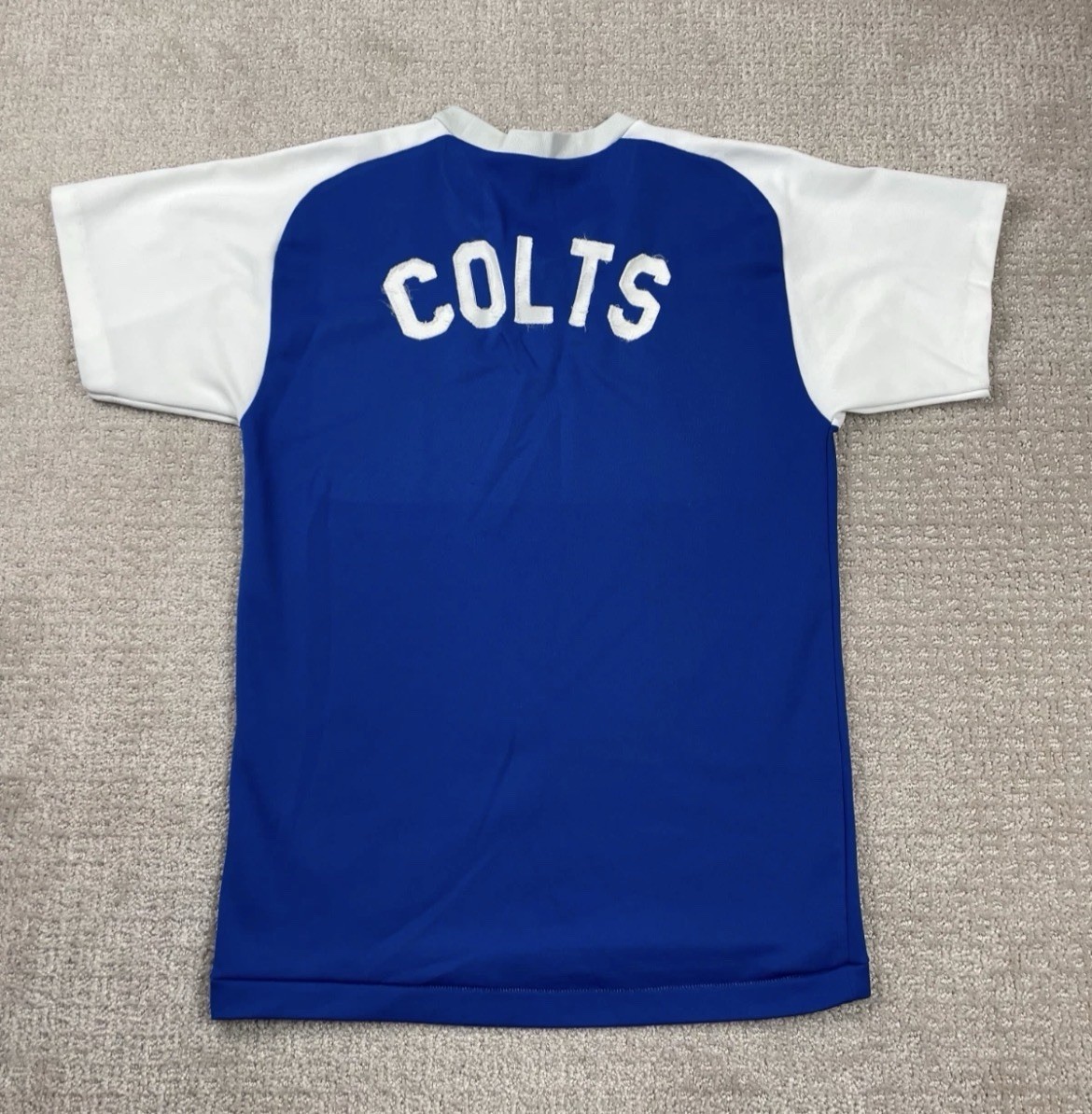 Vintage 70’s Baltimore Colts Southern Athletic Blank Jersey Shirt Mens M USA NFL