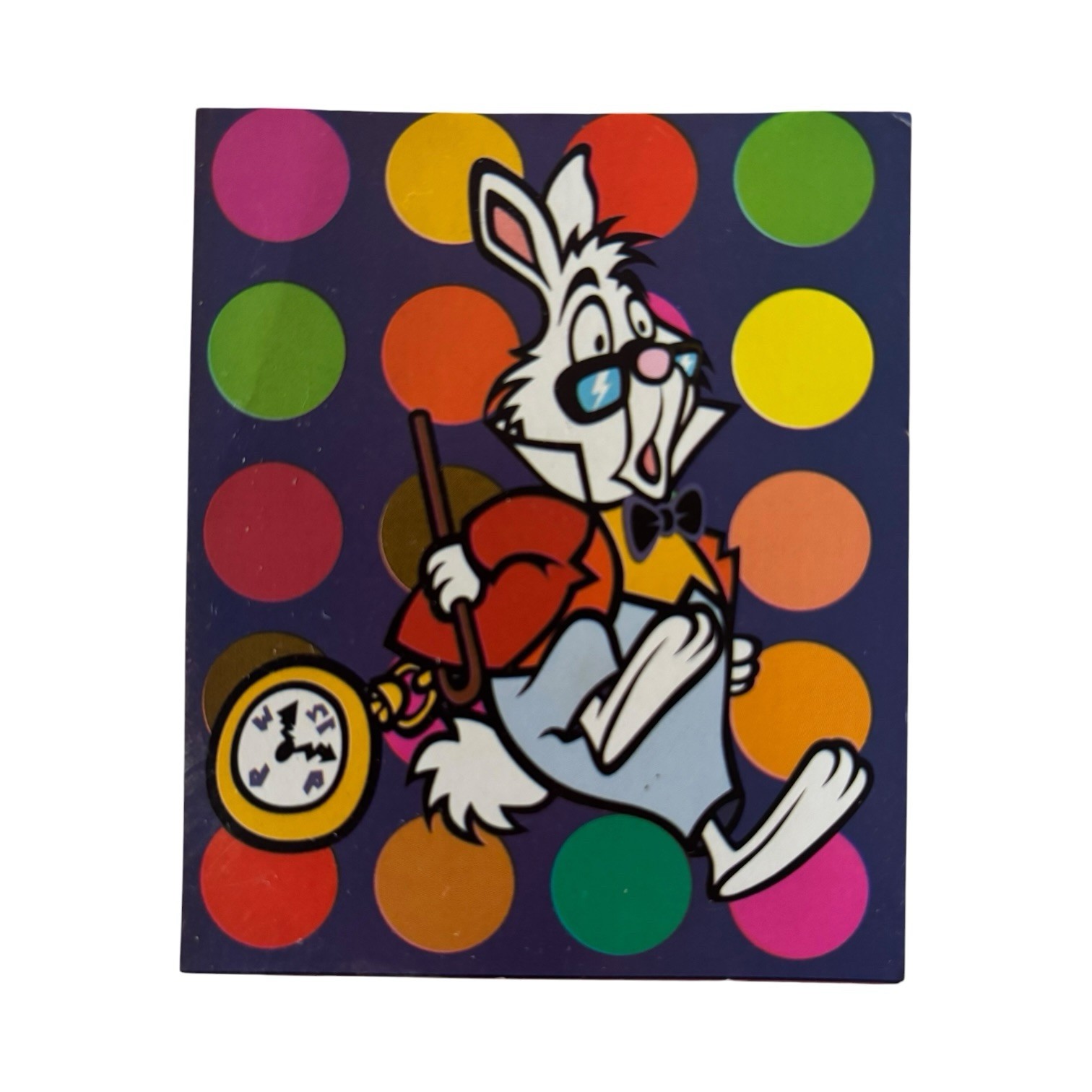 Rare Vintage 1996 Nocturnal Wonderland Rave Flyer Insomniac Rabbit In The Moon