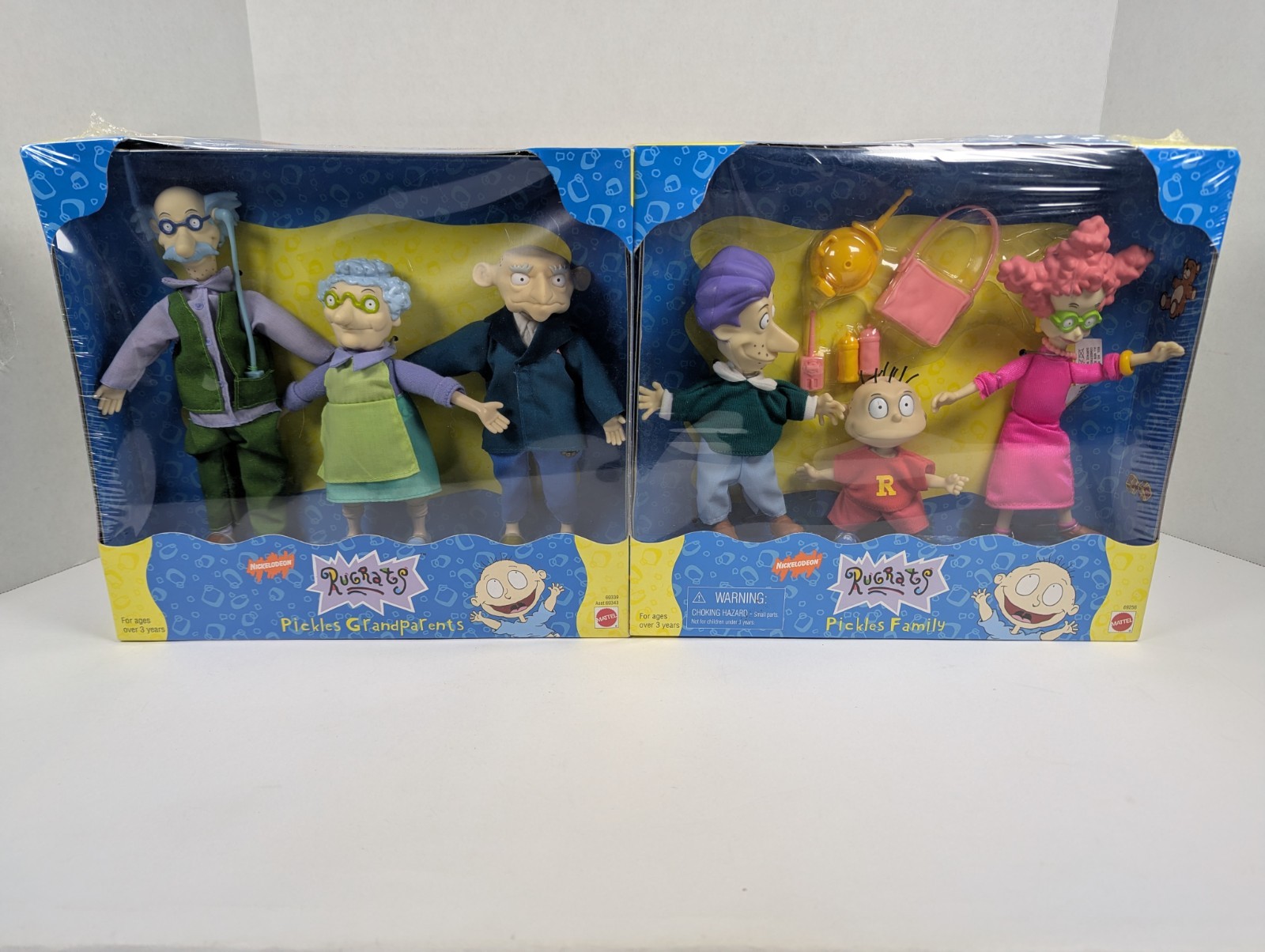 Vintage 1997-98 Rugrats Mattel Pickles Family & Grandparents New Factory Sealed Vintage 1997-98 Rugrats Mattel Pickles Family & Grandparents New Factory Sealed
