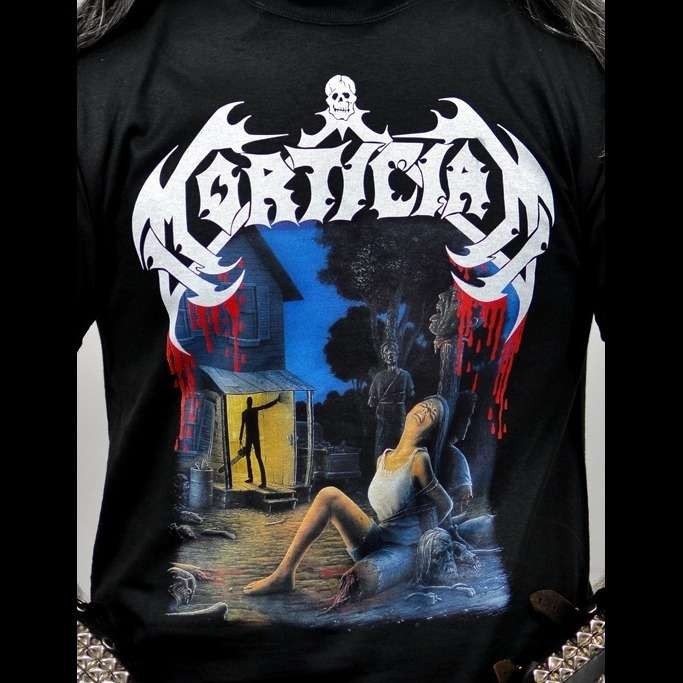 NEW Mortician Band Black Cotton All size S-5XL Gift Fans HRL619