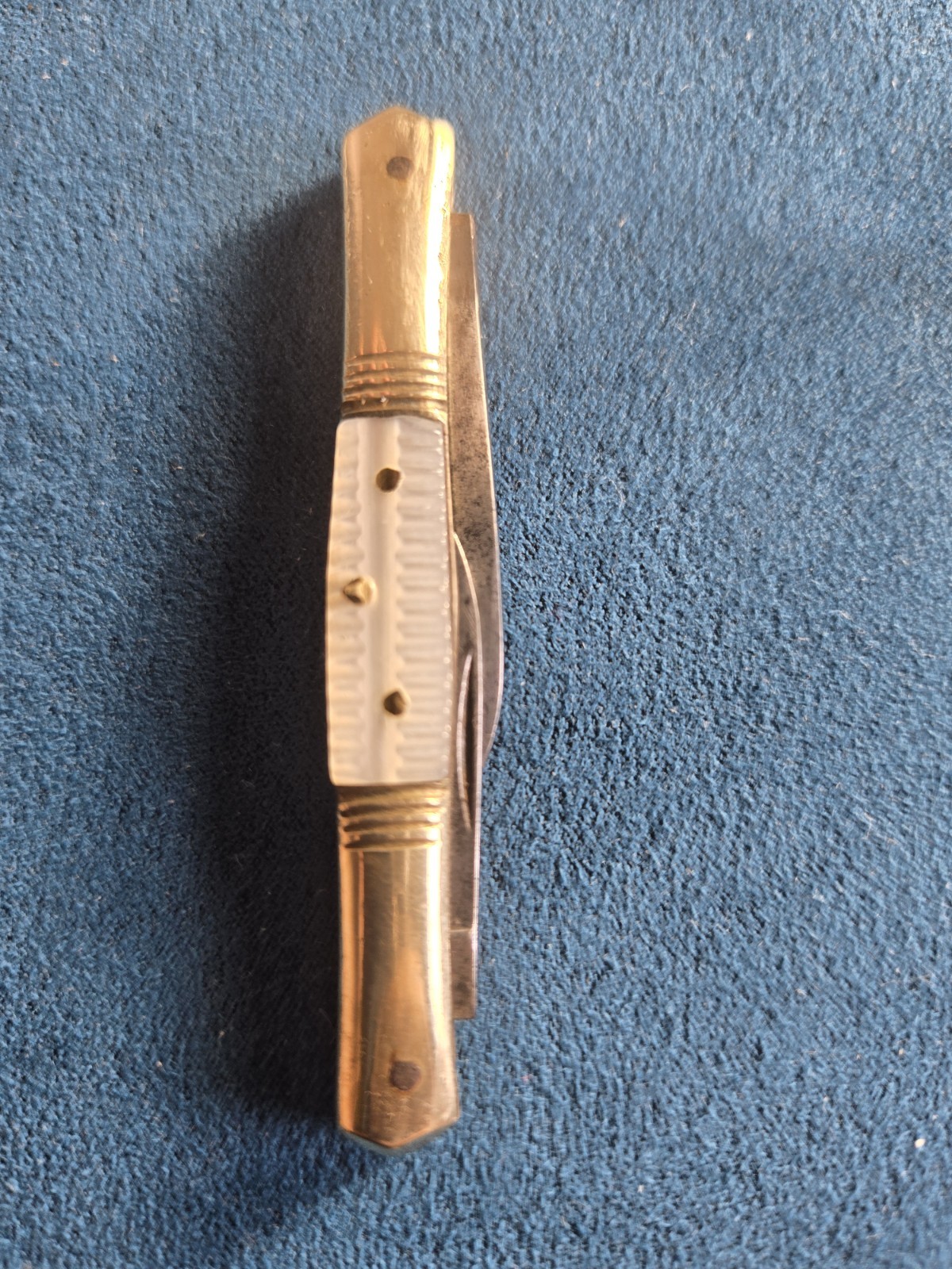 SKC Germany Vintage Mother Of Pearl Pocket Knife Jack Knife Pre-1930 Rare