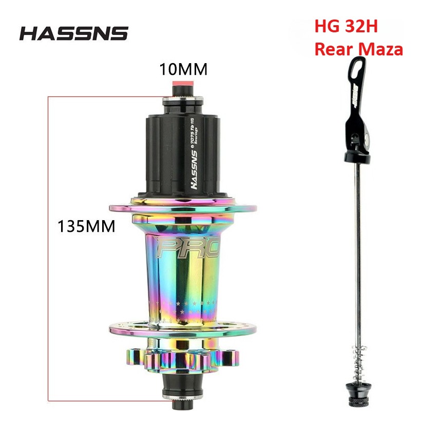 HASSNS Thunderous Hubs 32H HG 7-12 Speed Shimano SRAM MTB