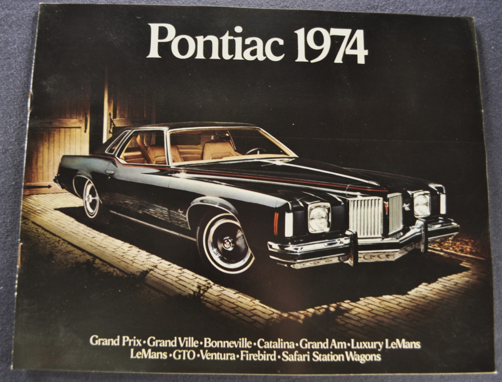 1974 Pontiac Brochure Firebird Trans Am GTO Grand Prix Bonneville LeMans Wagon