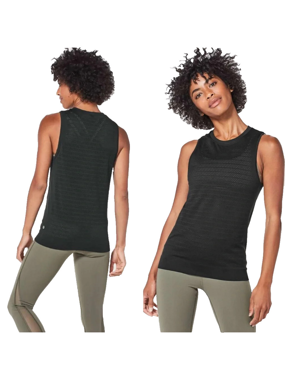 Lululemon Breeze By Muscle Tank II Size 4 Black NWT