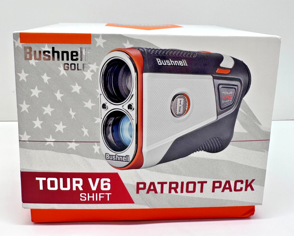 Excellent Bushnell Tour V6 Shift Slope Golf Gray Orange Rangefinder w🔥🔥