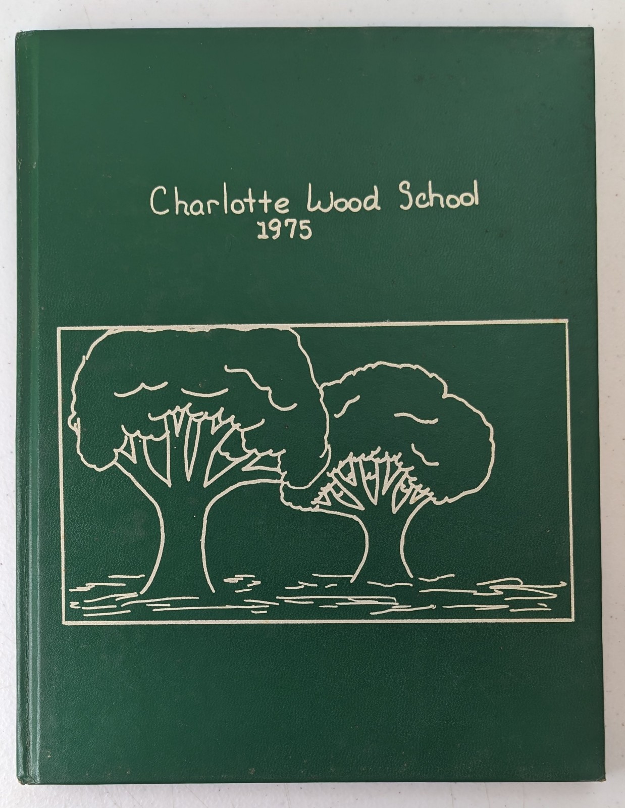 1975 Charlotte Wood School Yearbook Danville California Vintage Hardcover