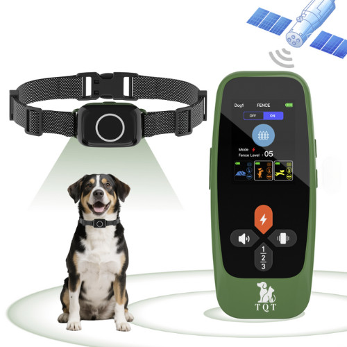 TQT 4-in-1 Wireless Dog Fence System Electric Dog Fence with Training Collar TQT 4-in-1 Wireless Dog Fence System Electric Dog Fence with Training Collar