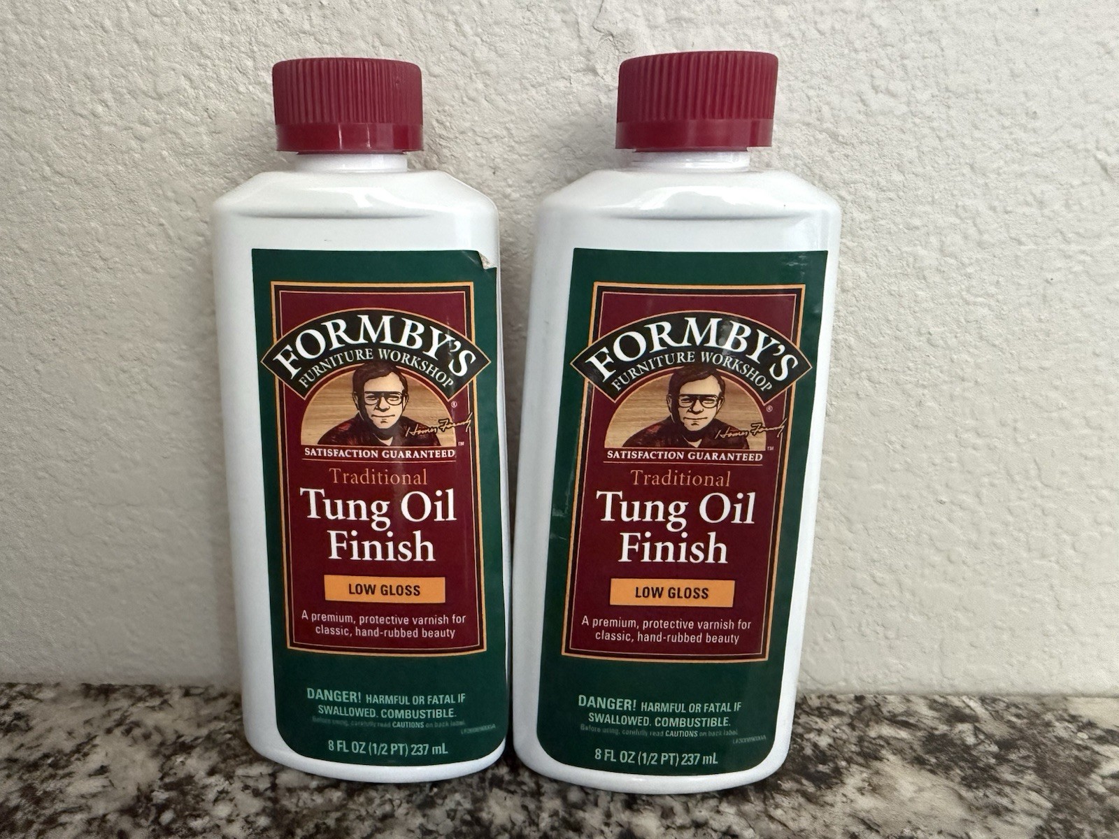 Formby’s Traditional Tung Oil Finish LOW GLOSS 8 fl oz  Discontinued  2 Pack NEW