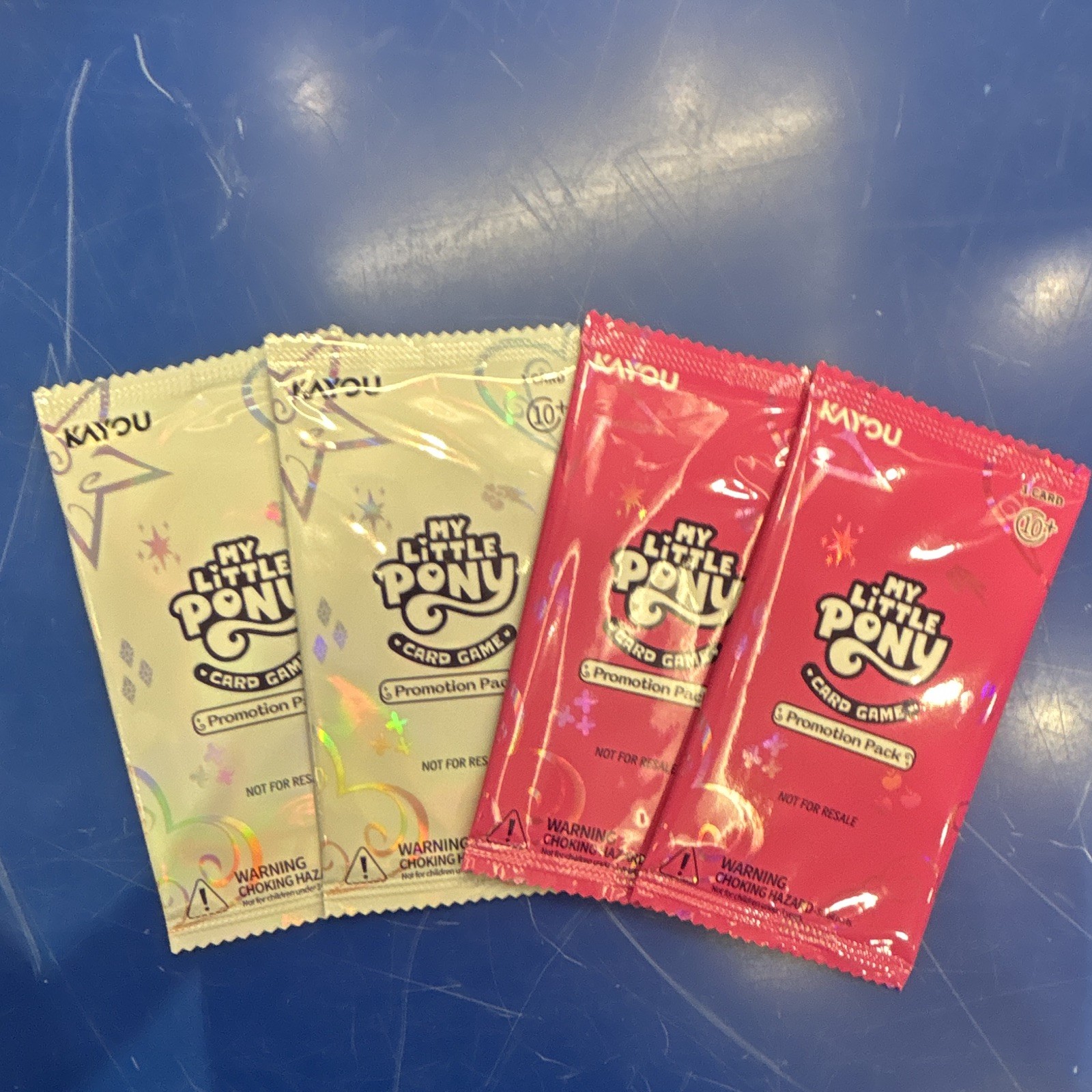 Kayou My Little Pony Card Game Promo Pack NYCC 4 Packs OR BEST OFFER 