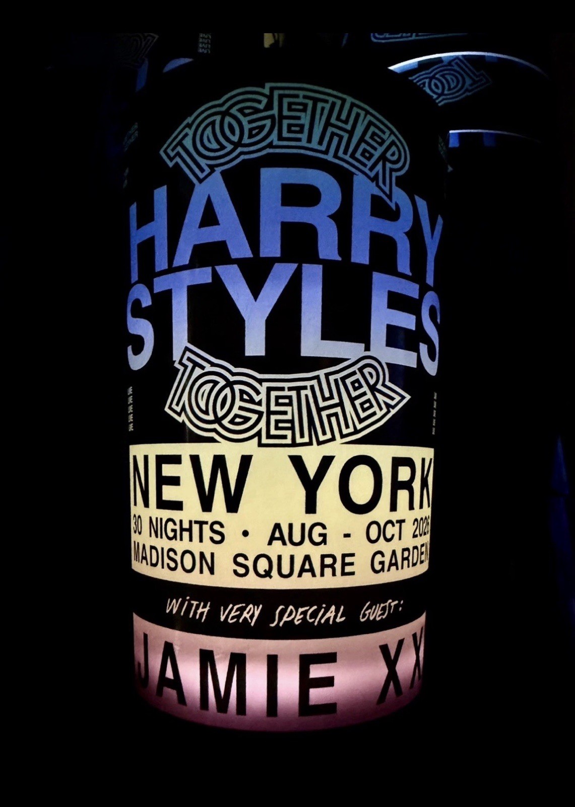 Harry Styles MSG Residency NYC Together Together Tour Souvenir Light-up Cup 2026 Harry Styles MSG Residency NYC Together Together Tour Souvenir Light-up Cup 2026