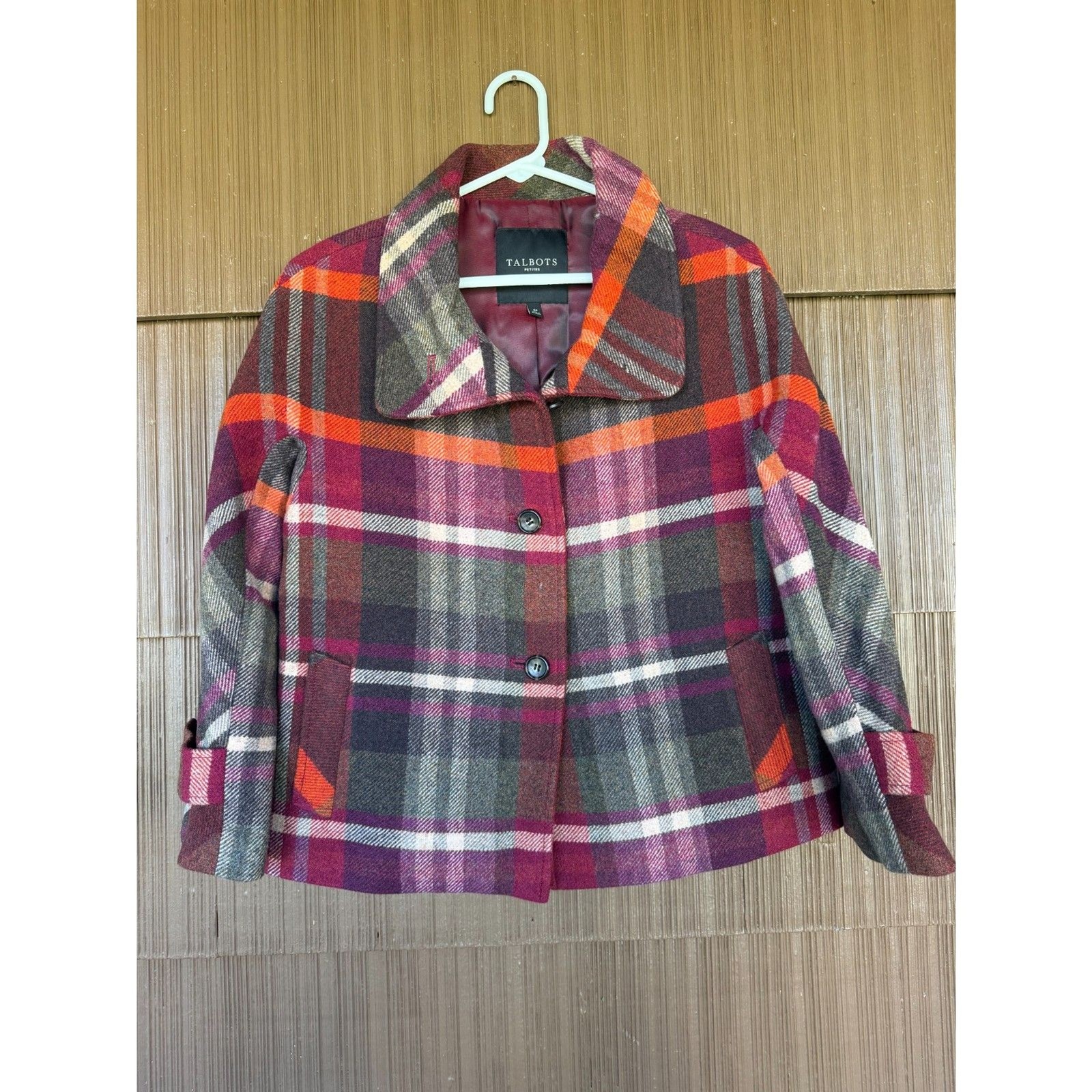 Talbots Cropped Wool Jacket