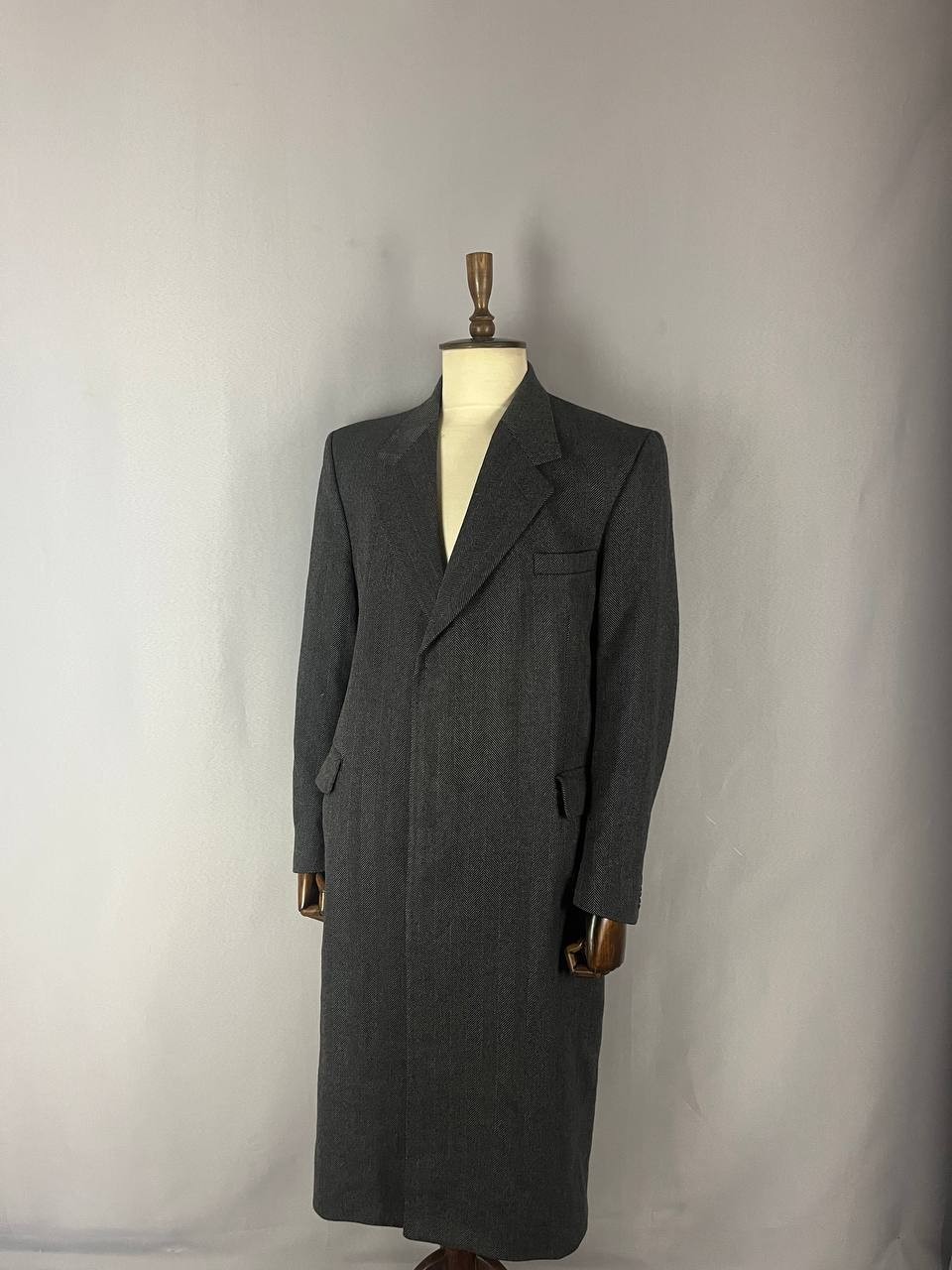 Vintage Christian Dior Monsieur Mens\'s Overcoat Long Trench 40 Vintage Christian Dior Monsieur Mens\'s Overcoat Long Trench 40