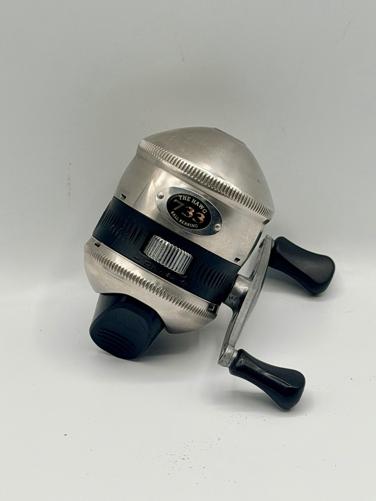Vintage Zebco 733 The Hawg Spin Cast Fishing Reel Very Clean