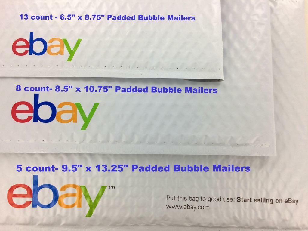 Ebay Shipping Supplies Assorted Padded Bubble Mailers Envelope Starter Kit Lot 