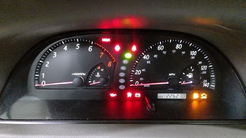 2002-2004 Toyota Camry Speedometer Instrument Cluster MPH 4 Cyl AT LE XLE OEM