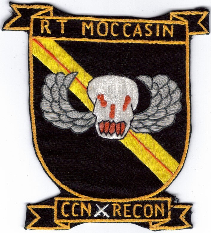 VIETNAM WAR MACV-SOG RECON TEAM MOCCASIN CCN RECON PATCH ORIGINAL