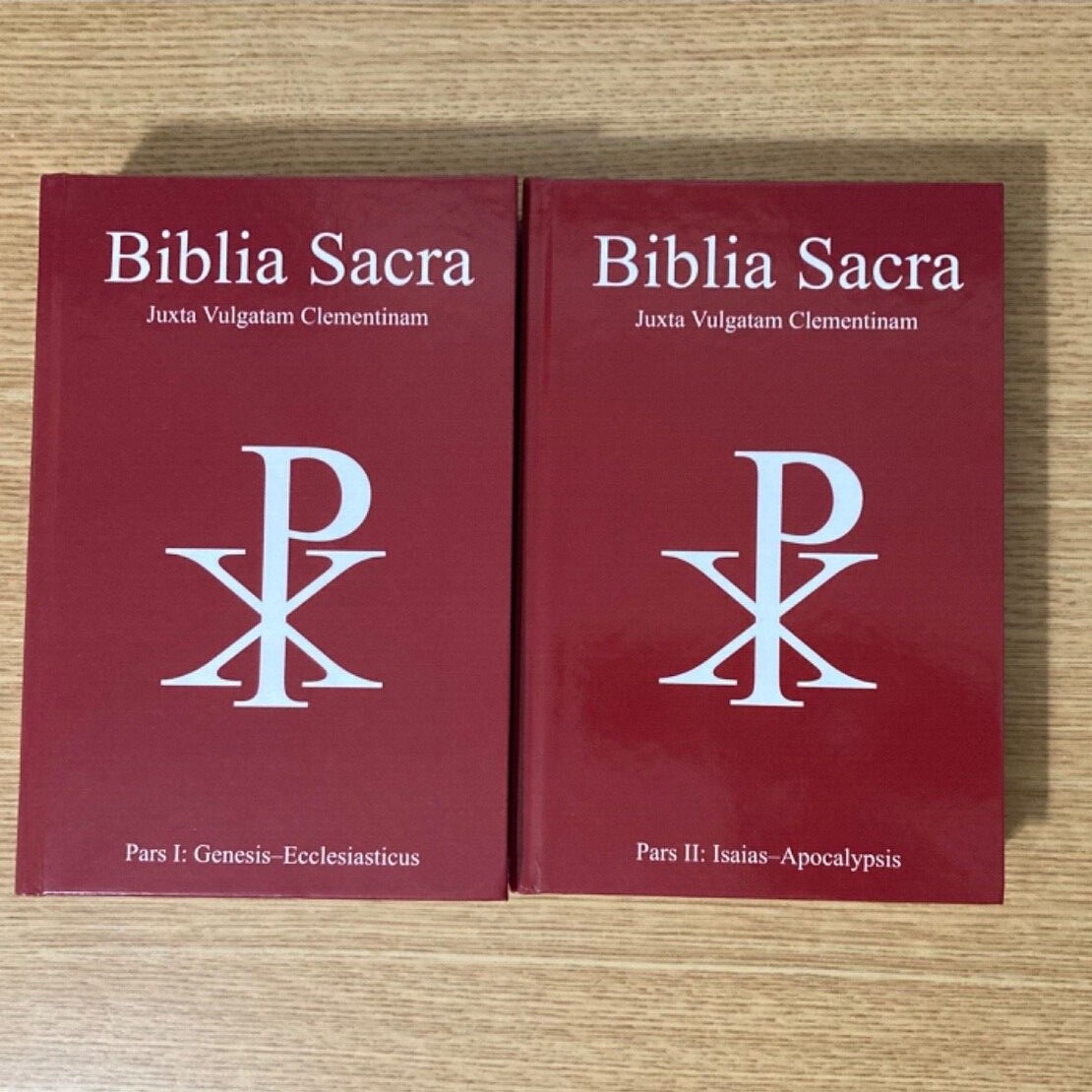 Clementine Vulgate: Biblia Sacra juxta Vulgatam Clementinam. Part 1 and 2