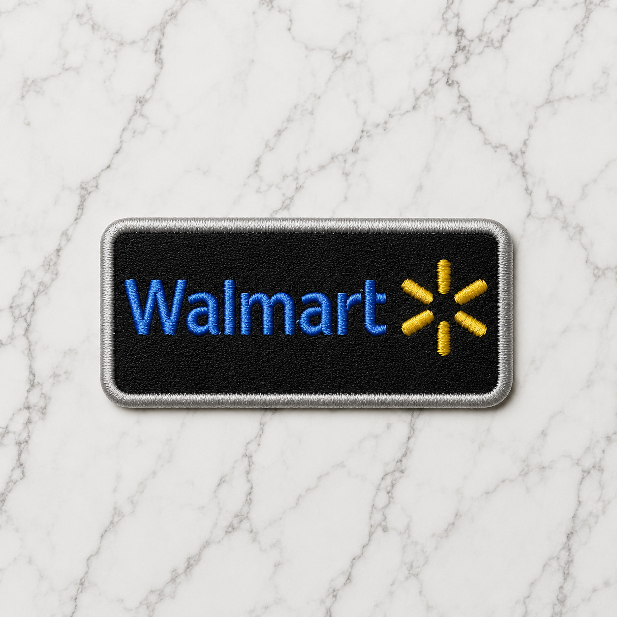 WALMART LOGO EMBROIDERED IRON ON PATCH 4\ WALMART LOGO EMBROIDERED IRON ON PATCH 4\