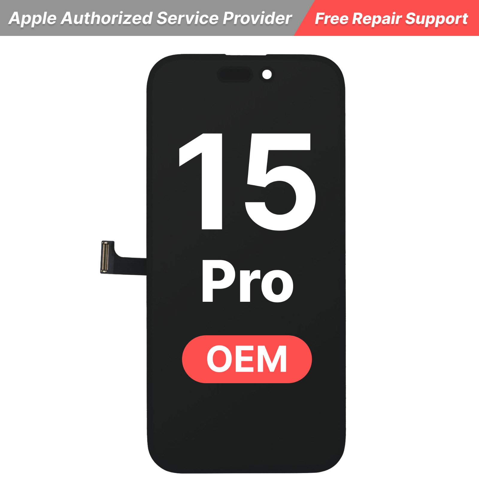 Genuine OEM Original iPhone 15 Pro OLED Replacement Screen Digitizer 