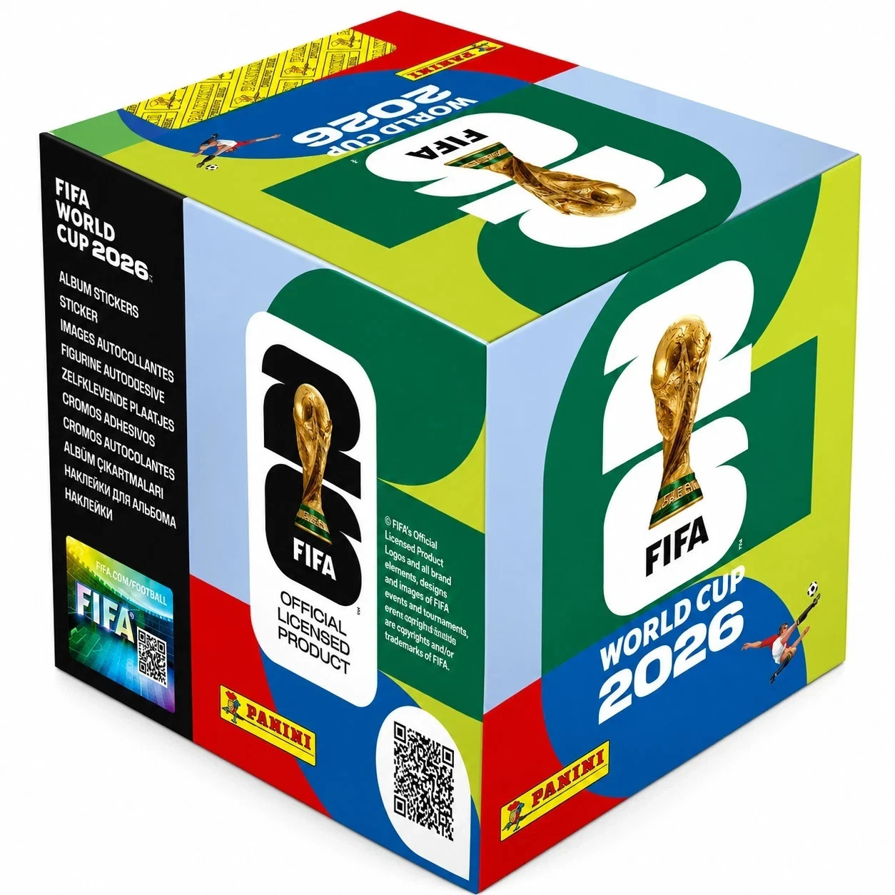 Panini FIFA World Cup 2026 Official Sticker Box – 50 Packs, 350 Stickers