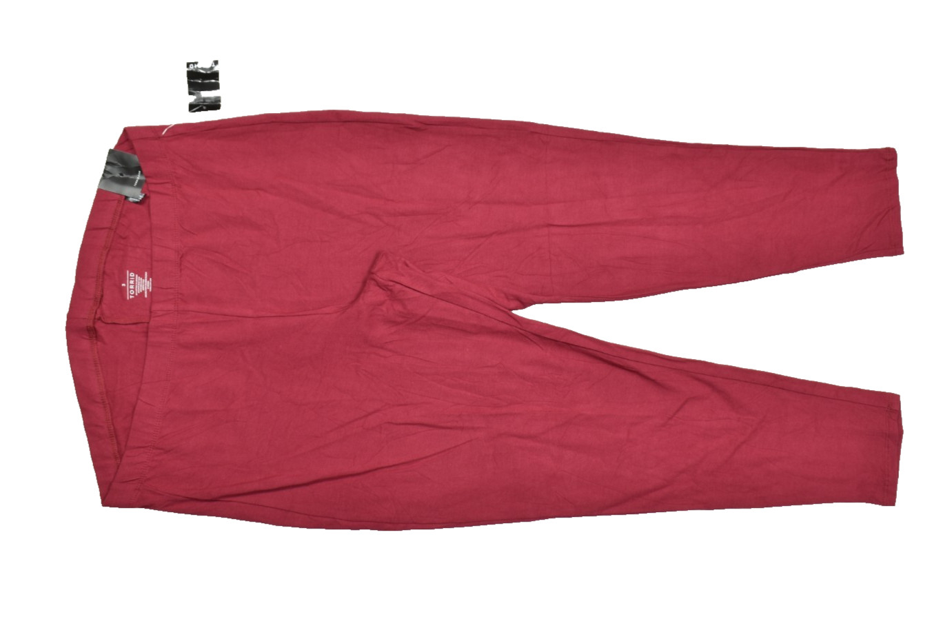 Torrid Size 3 3X 22-24 Red Comfort Stretch Elastic Waist Casual Leggings NEW Torrid Size 3 3X 22-24 Red Comfort Stretch Elastic Waist Casual Leggings NEW