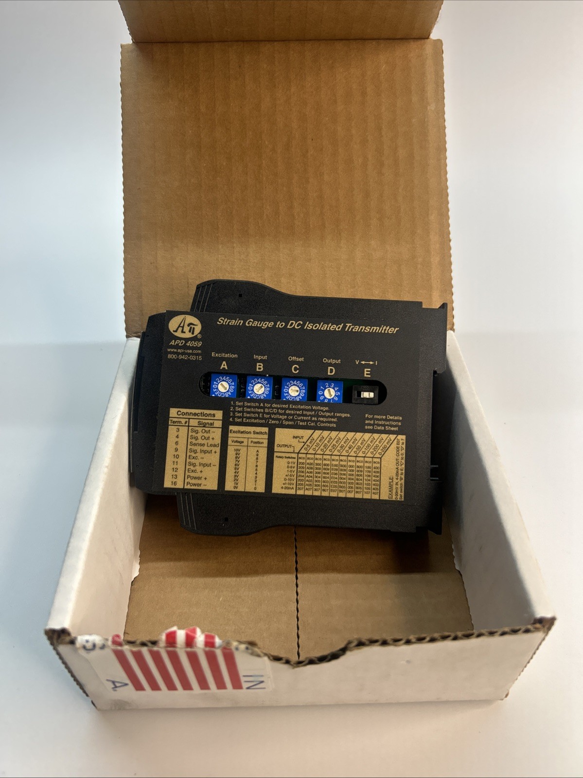 ABSOLUTE PROCESS INSTRUMENTS APD 4059 / APD4059 ABSOLUTE PROCESS INSTRUMENTS APD 4059 / APD4059