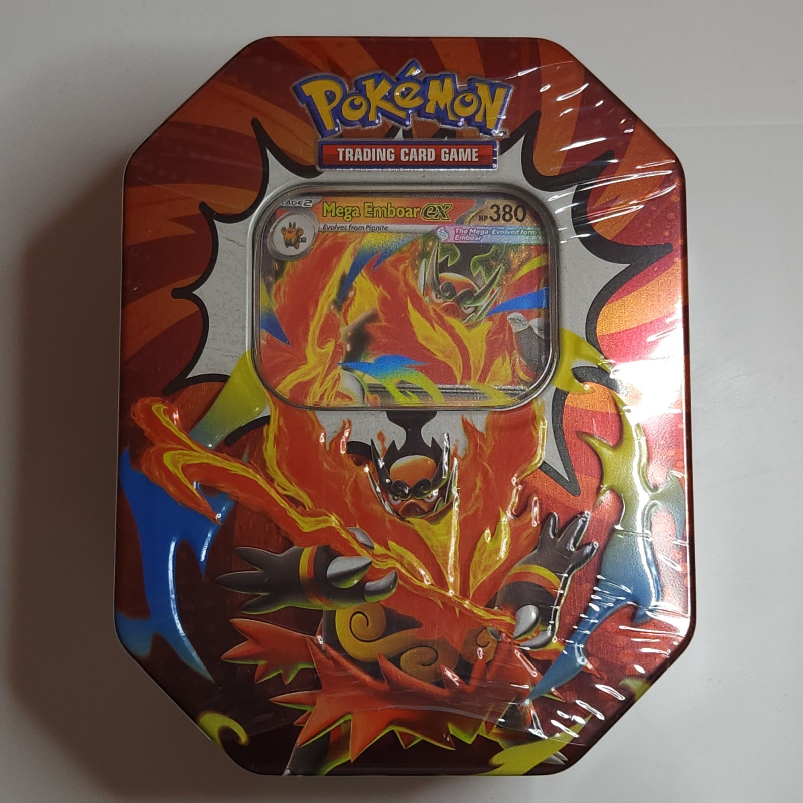 Pokemon Mega Evolution Ascended Heroes Tin Mega Emboar EX NEW Sealed Pokemon Mega Evolution Ascended Heroes Tin Mega Emboar EX NEW Sealed