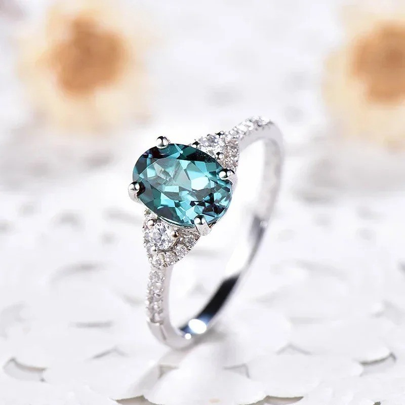 Gorgeous Silver Rings Women Jewelry Cubic Zircon Wedding Ring Sz 6-10 Gorgeous Silver Rings Women Jewelry Cubic Zircon Wedding Ring Sz 6-10