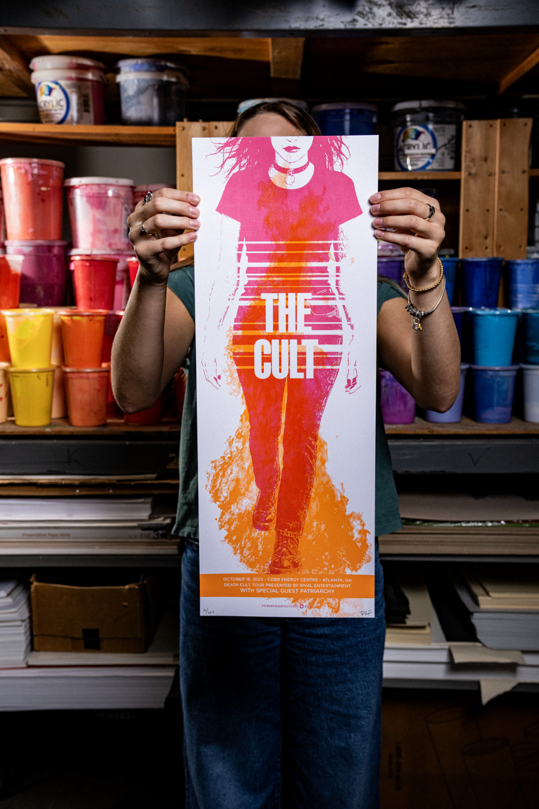 The Cult October 2025 Limited Edition Gig Poster
