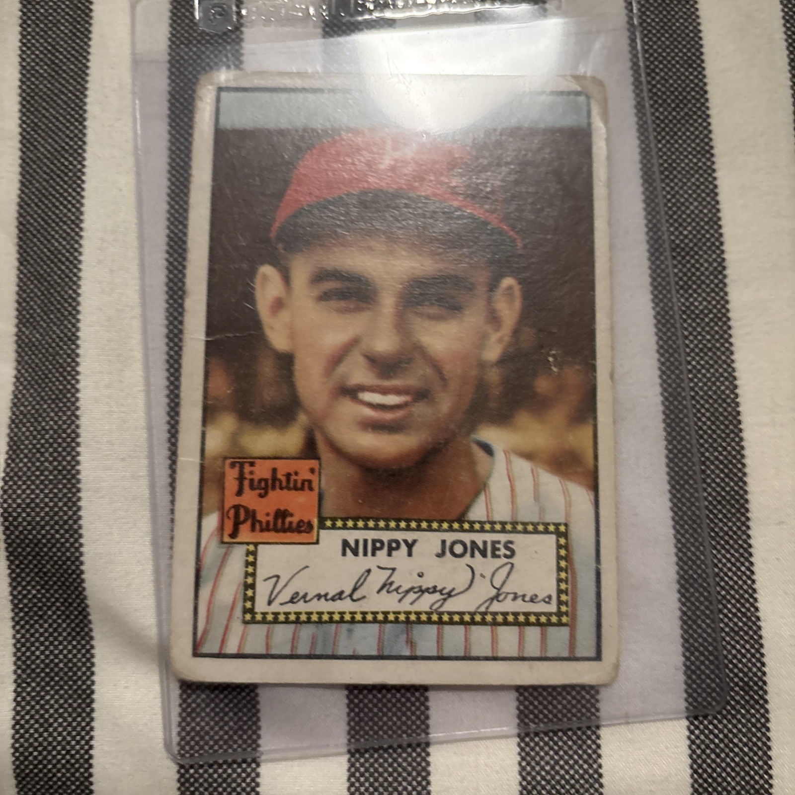 1952 Topps Set-Break #213 Nippy Jones VG
