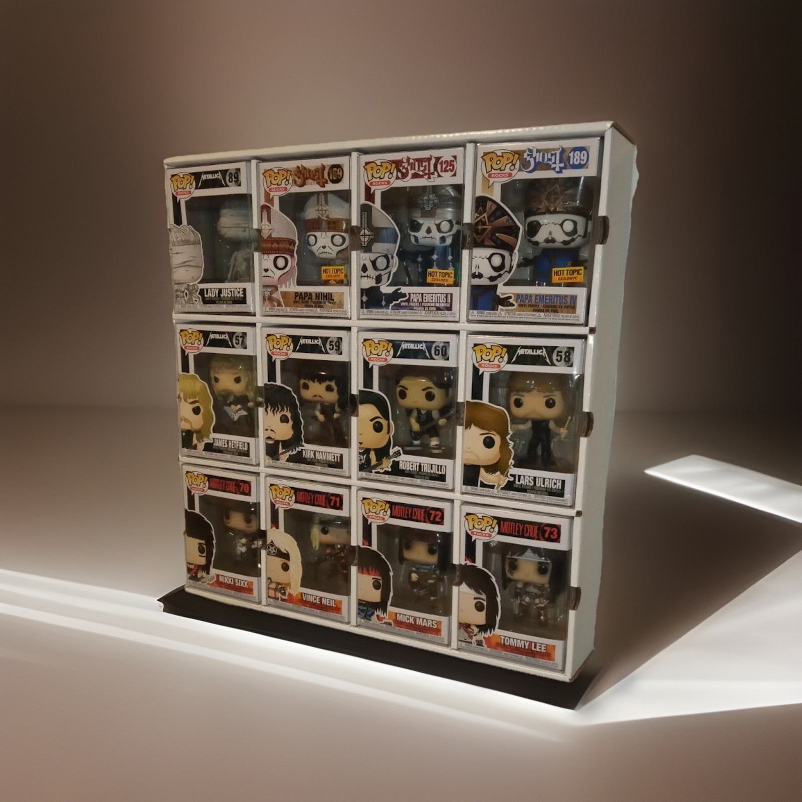 New Funko Pop Display by MK Kubbies. Holds 12 Funko Pops. New Funko Pop Display by MK Kubbies. Holds 12 Funko Pops.
