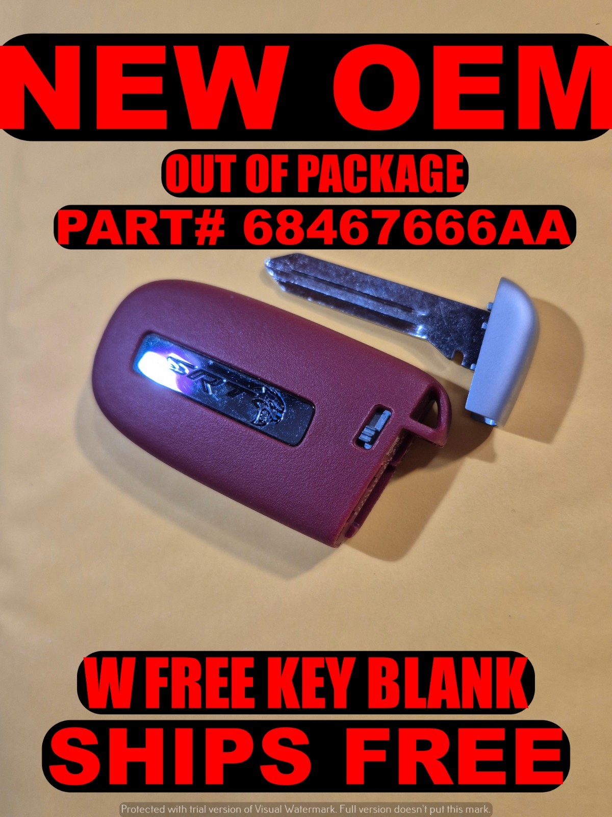 GENUINE NEW 2021-26 DODGE DURANGO SRT HELLCAT REMOTE KEY 68467666 M3N-40821302