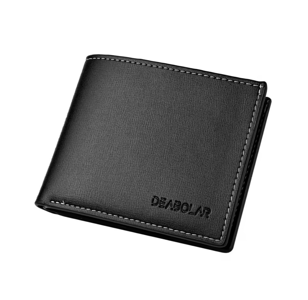 Carteras Para Hombre Billetera Portabilletes en Piel de Cuero Monedero Tarjetero
