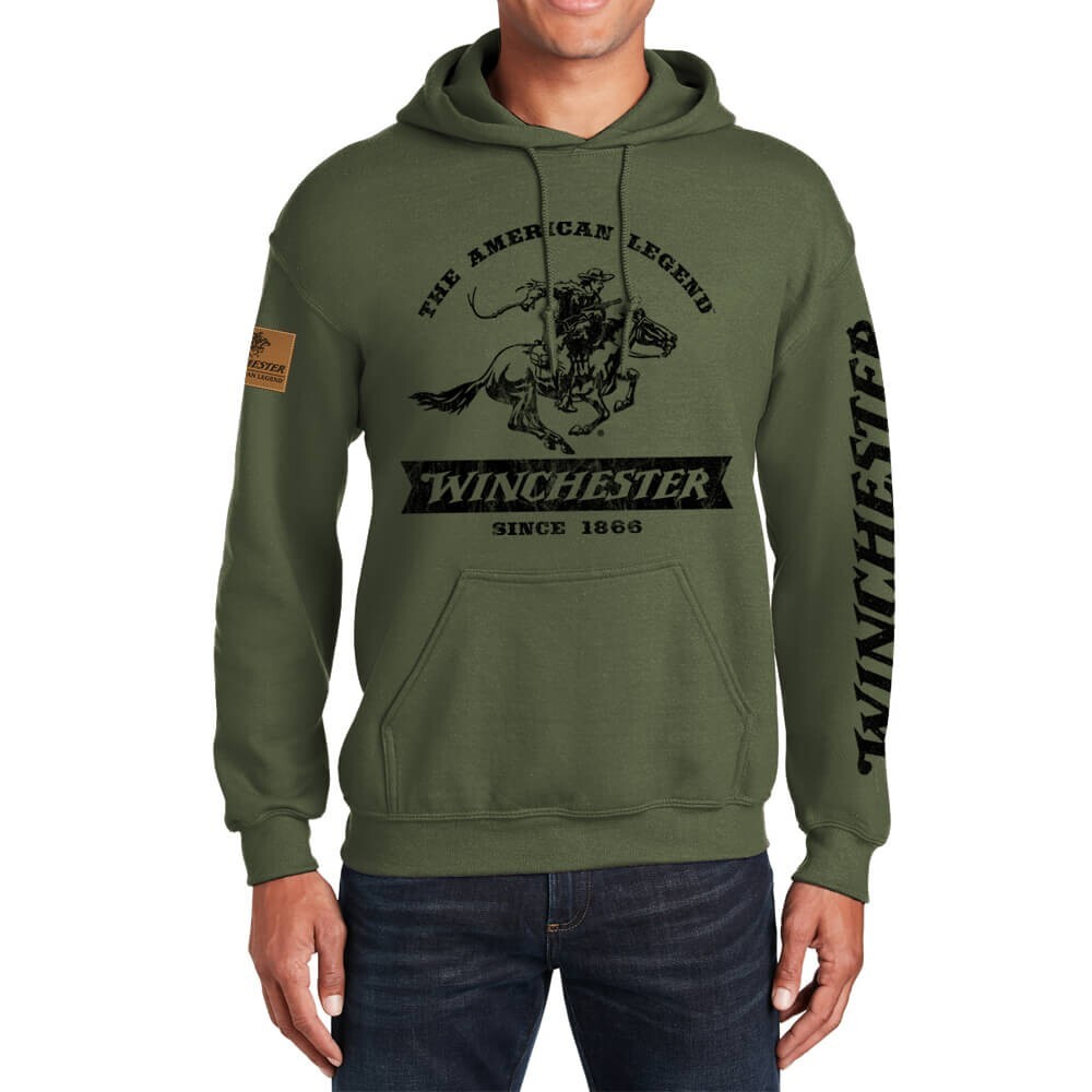 Winchester Legend Collection Rider Logo Patch Made in the USA Printed Fleece