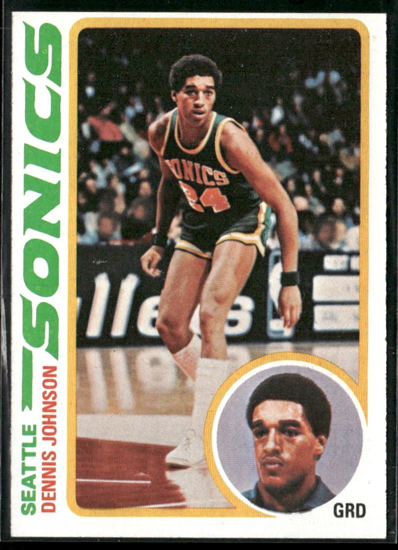 1978-79 Topps - Dennis Johnson Rookie #78 ~ NM ~ 1978-79 Topps - Dennis Johnson Rookie #78 ~ NM ~