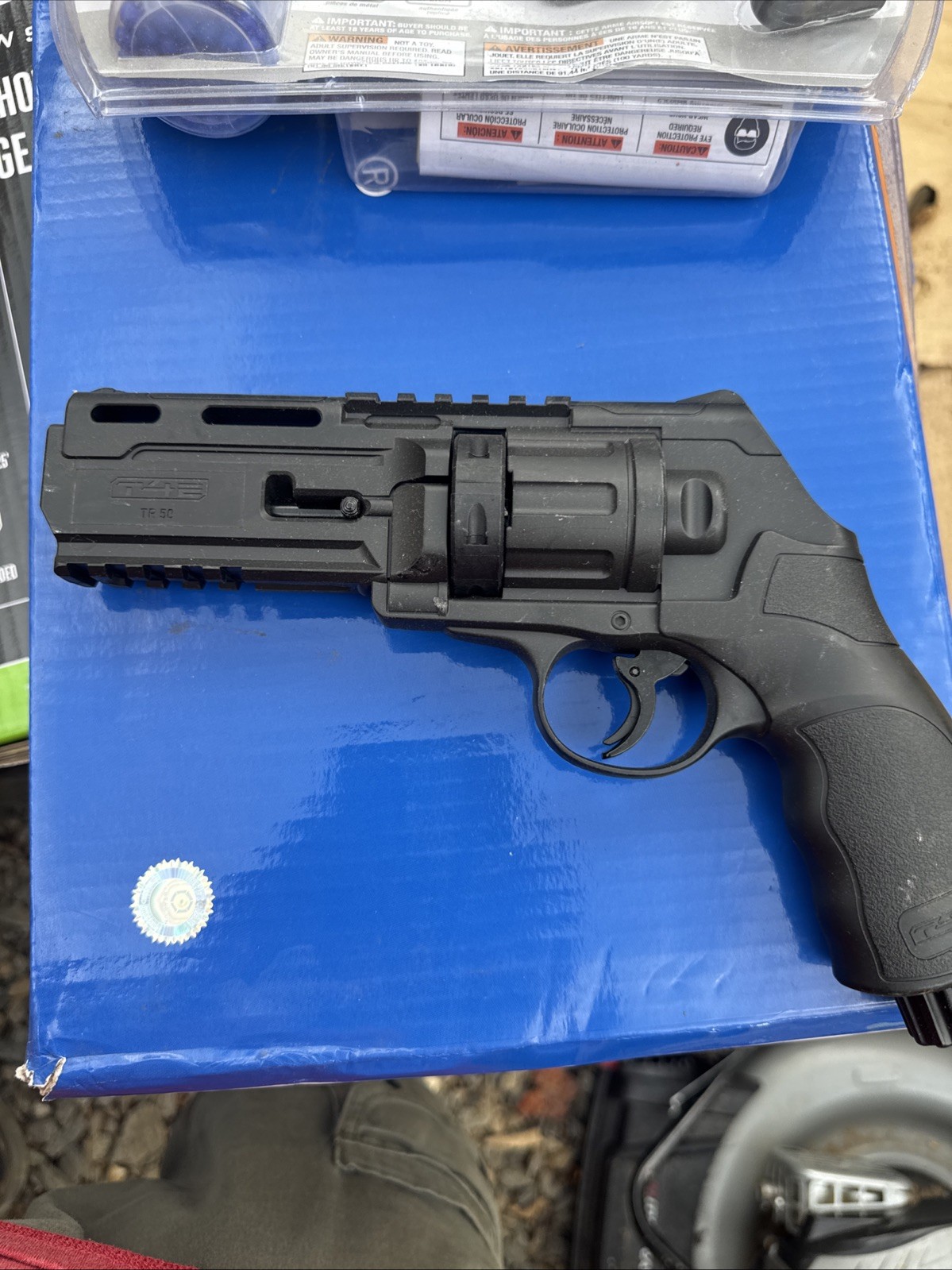 Umarex T4E TR 50 CO2 Paintball Marker Revolver .50 Cal, 380 FPS - 2292176 Umarex T4E TR 50 CO2 Paintball Marker Revolver .50 Cal, 380 FPS - 2292176