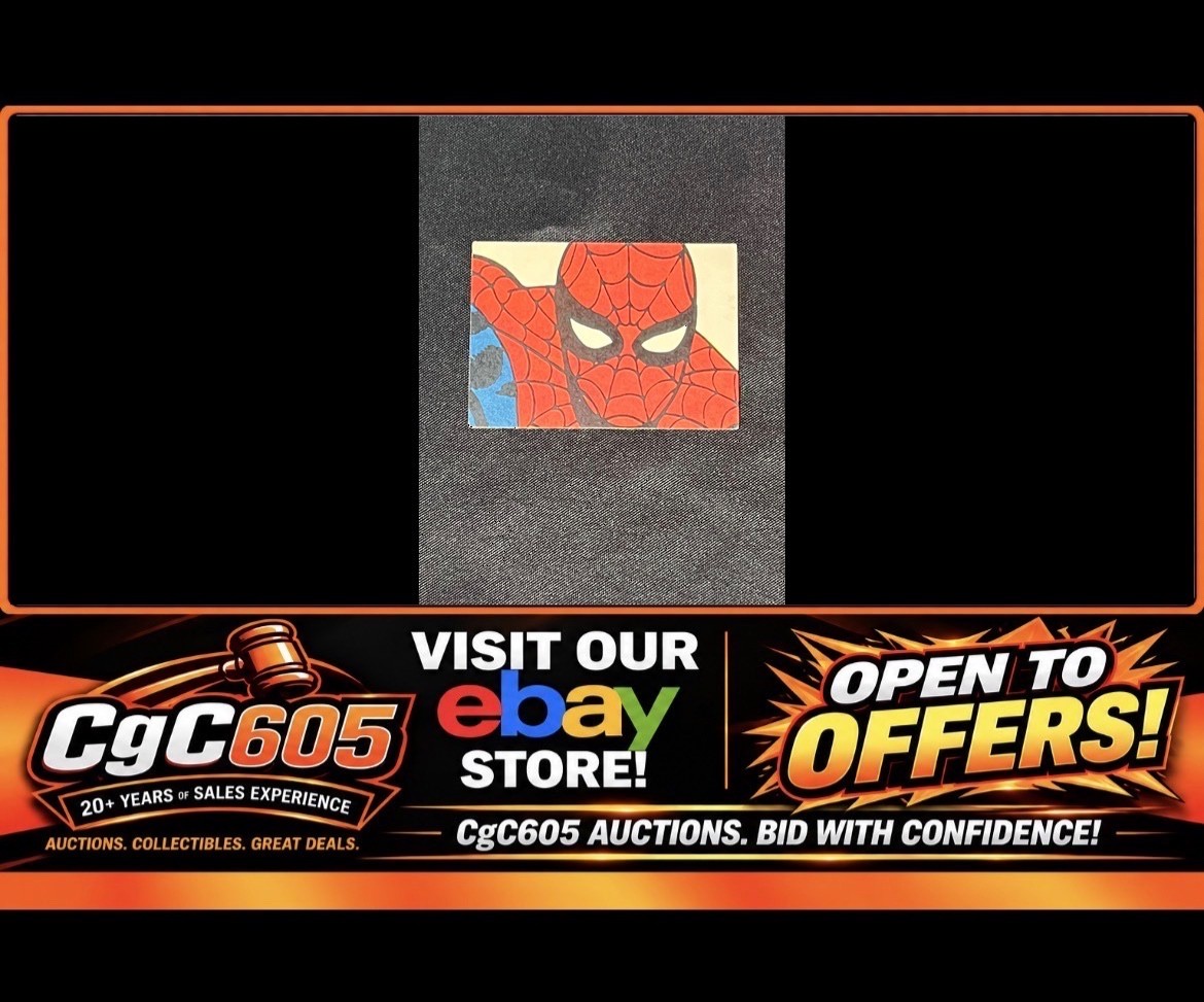 1966 Donruss Marvel #6 Spider-Man 1st Appearance Comic MCU Card *CgC605*