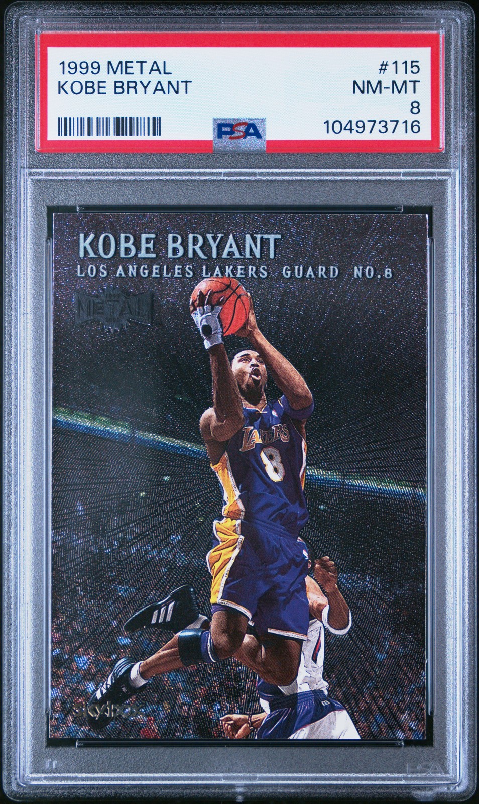 1999-00 Metal Kobe Bryant PSA 8 #115