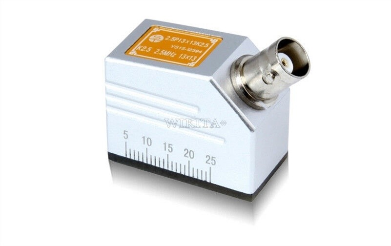 Yushi Angle Beam Transducer Shear Wave Pobe Ndt Test 2.5MHZ 10*16MM 63.4 Degr ls