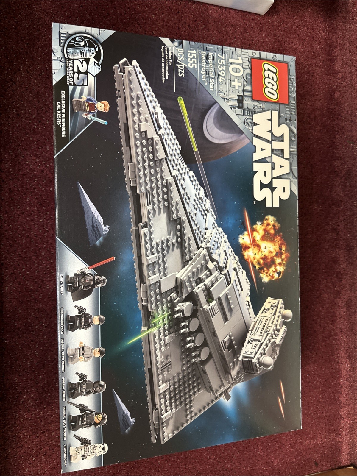 LEGO Star Wars Imperial Star Destroyer Building Toy, 6 Minifigure Toys, 75394