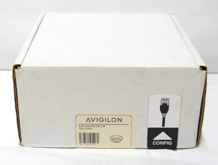 New Avigilon 8.0C-H5A-FE-DO1-IR 8MP IP IR Fisheye Panoramic Network Dome Camera