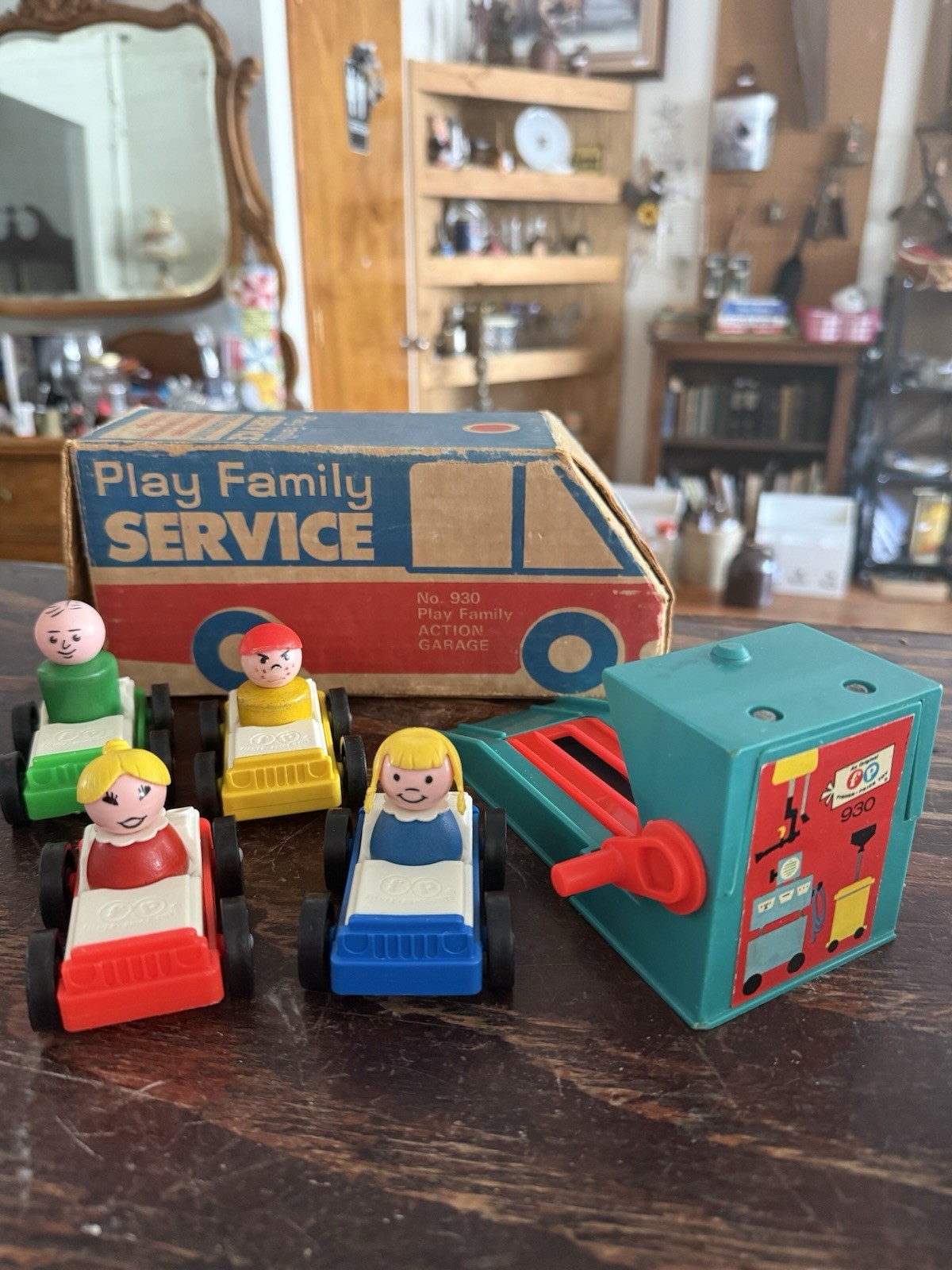 Vintage Fisher Price Little People Play Family Service Complete Set in Box Vintage Fisher Price Little People Play Family Service Complete Set in Box