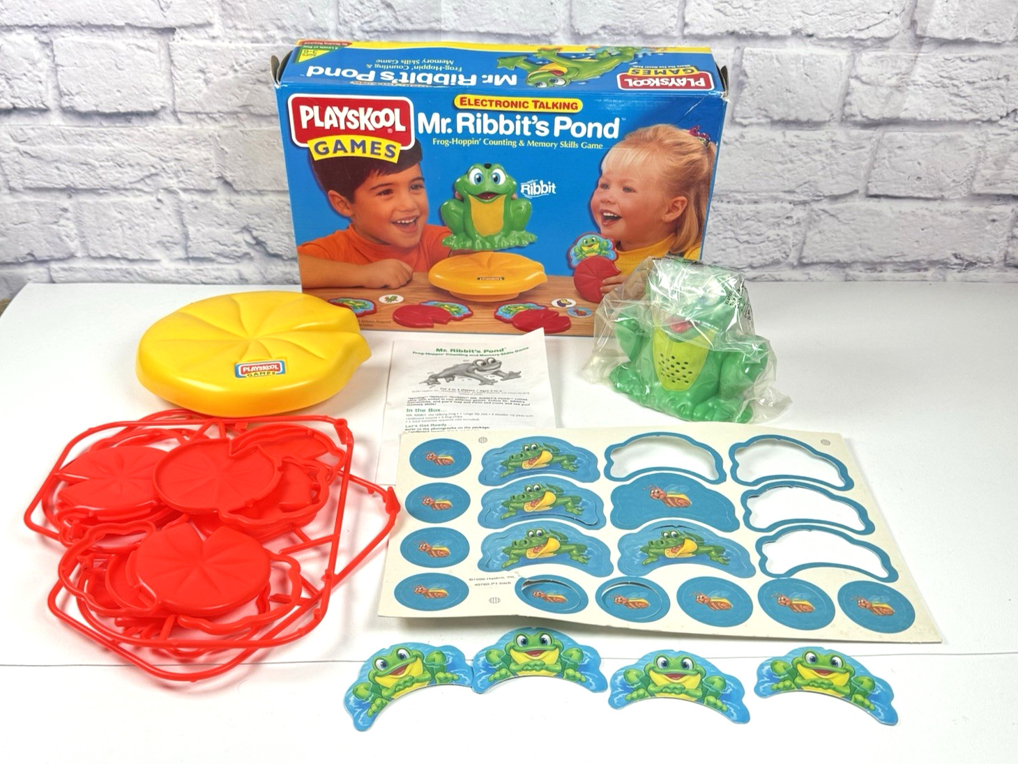 Mr. Ribbit’s Pond Frog Hoppin’ Counting & Memory Skills Game NOS Playskool 1996